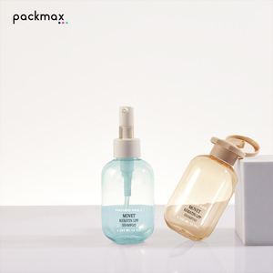 120ml Transparent PET Pump Bottle for <b>Sunscreen</b> Foundation Lotion - Plastic Makeup Remover Cleansing Oil Container - Product Image 6