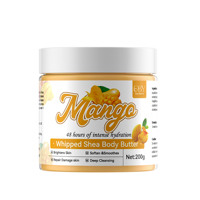 Beurre Corporel sous Marque Privée Éclaircissant Soin Corps Hydratant Naturel Rajeunissant Blanchissant Beurre Corporel à la Noix de Coco