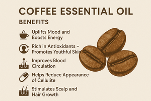 Aceite Esencial de Café, Puro y Natural, con Rico Aroma, para Piel, Cabello, Aromaterapia, Masajes, Cuidado, Suministro al por Mayor - Product Image 3