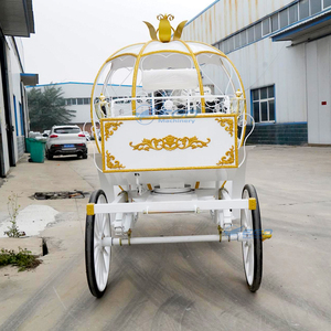 Carruaje de Lujo Eléctrico Estilo Cenicienta, Carroza Real de Metal y Hierro para Bodas y Turismo - Product Image 4