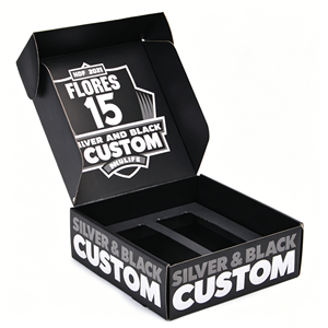 Caja de Cartón Corrugado con Logotipo Personalizado OEM, Inserto de Papel, Impresión a Todo Color, Embalaje Ecológico Plano para Regalos al por Mayor - Product Image 1