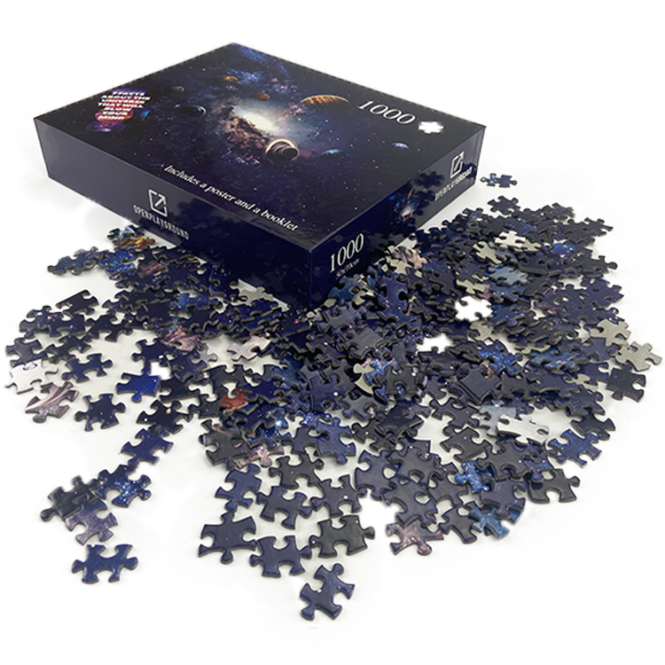 Groothandel Custom Puzzel Game Hoge Kwaliteit 500 1000 Stuks Puzzel Voor Volwassenen