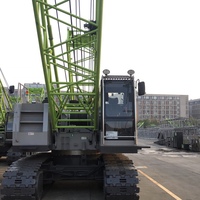 Grue sur chenilles ZCC550H 55 tonnes, 55*3.7t-m, 5.5t, 13-52m, 10 ° /30 ° Équipement de levage, 120/100 m/min, 140 kW, 830 N-m, ≤85 dB