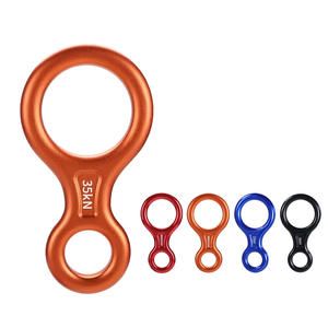 Dispositivo de Seguridad en Forma de 8 de 35kN para Rappel, <span class=keywords><strong>Escalada</strong></span>, Rescate, Descenso en Forma de 8 - Product Image 1