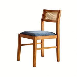 Sillas de ratán de estilo moderno, muebles de comedor tapizados en madera para el hogar, bares, hoteles, escuelas para restaurante - Product Image 4