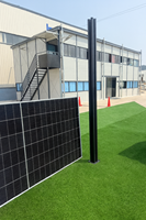 Support de clôture solaire personnalisé OEM/ODM pour panneaux photovoltaïques – Capuchons solaires pour poteaux de clôture 3x3/4x4/5x5 – Accessoires de montage pour panneaux PV