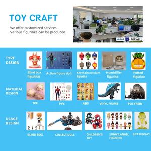 Maßgefertigte Kleine Teufelchen PVC ABS Actionfigur Niedliches Cartoon-Modell Spielzeug Neuer Zustand Forwell FW-25083003 Film-TV-Thema für - Product Image 4