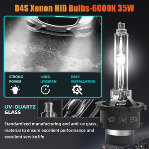Ampoules de phares au xénon HID D4S 6000K blanc froid 35W pour Mazda 3 Mazda CX-5 CX-9 D4S C1 Phares projecteurs Pack de 2 - Product Image 2