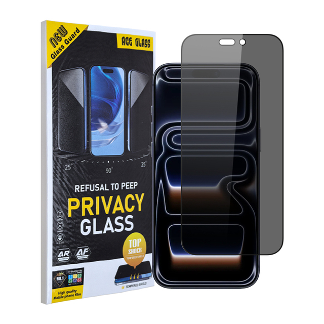 Full Cover Anti-Spy Privacy Screen Protector for iPhone 16 PRO MAX Privacy Glass for iPhone 17 17 Air 17 Pro Max Tempered Glass