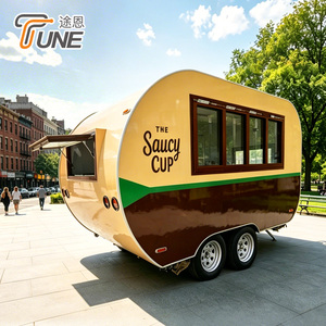 Oferta Especial: Remolque de Comida Móvil Estilo Retro, Totalmente Equipado, Carrito de Comida Callejera en Venta a Precio Descontado, Listo para Enviar - Product Image 1