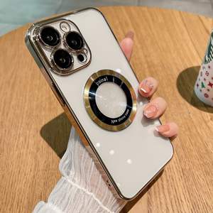 Custodia Placcata per Cellulare per <span class=keywords><strong>iPhone</strong></span> <span class=keywords><strong>11</strong></span> 12 13 per <span class=keywords><strong>iPhone</strong></span> 14 15 con Cornice Galvanica Oro Rosa - Product Image 5