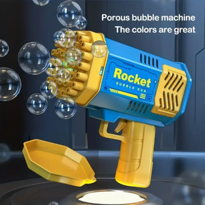 Nouveaux Pistolets à Bulles Lanceurs de Fusées pour Enfants Jouets d'Extérieur Garçons Filles Cadeau Machine à Bulles Électrique Automatique - Product Image 4