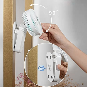 <b>Mini</b> Desktop <b>Fan</b> Rechargeable Personal Clip Foldable Handheld Cooling <b>Fan</b> <b>Usb</b> in Summer Easy to Carry for Outside Use - Product Image 4