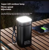 Nuevo Estilo, Cargador Portátil de Plástico de 22.5W con Carga Súper Rápida, 20000mAh, Idea de Regalo de Emergencia, Cable Integrado para Móvil