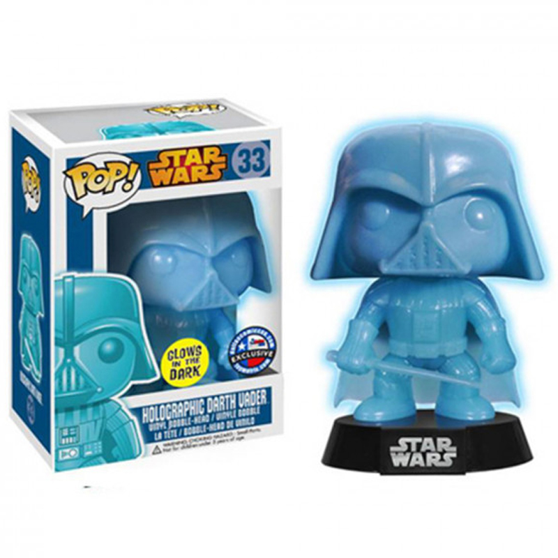 Funko Pop Starwars 33 Glows In The Dark Darth Vader Action Figure Model Toys