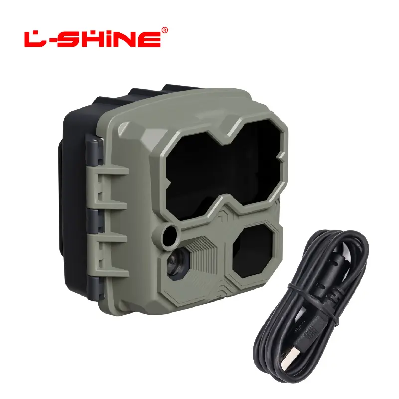 L-SHINE HunterCam Infrarottierkamera Fernbedienung Tiermodell Minikamera 1080P Video und Foto Outdoor-Spiel Jagdspur Kamera