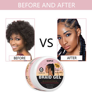 OEM Loc n Twist hydratant pour verrouillage Cornrow Extra Hold Control frisottis Edge Styling Gel Label privé Gel de tresse hautement brillant - Product Image 4