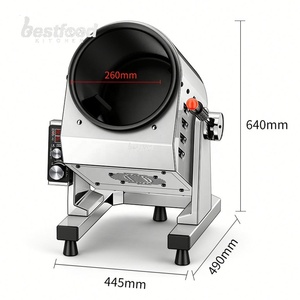 Robot de cuisine automatique en acier inoxydable pour riz frit, wok rotatif, pour usage domestique et professionnel en cuisine et restaurant - Product Image 5