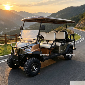 Chariot de golf électrique tout-terrain 4x4 nouvelle conception 2026, certifié CE, pneus tout-terrain, 3-4 places - Product Image 1