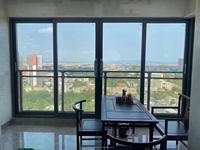 Ventana Corredera con Marco de Aluminio Estilo Industrial, Vidrio Templado de Seguridad, Material Ignífugo para Arquitectura de Apartamentos Modernos