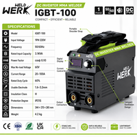 Nouveau Mini Poste à Souder Portable IGBT-120 2,3 kg, Économe en Énergie, Technologie Mini IGBT, pour Soudage de l'Acier, Soudeuse à Arc Manuelle