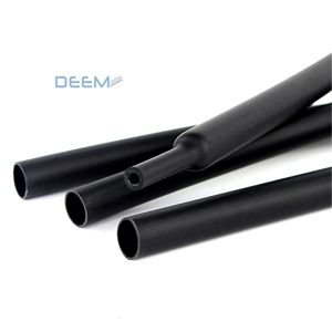 Tube <span class=keywords><strong>thermorétractable</strong></span> étanche à rapport 3:1 Tube <span class=keywords><strong>thermorétractable</strong></span> doublé d'adhésif Tube rétractable à double paroi avec colle noir - Product Image 1