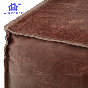 Modern <strong>Small</strong> Household Leather Fabric <strong>Footstool</strong> for Bedroom or Hotel Shoe Changing Living Room Sofa Stool - Product Image 3