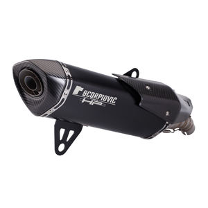 Deslizamiento para C400 <span class=keywords><strong>C400X</strong></span> <span class=keywords><strong>C400GT</strong></span> 2018-2020 Sistema completo de escape de motocicleta Escape Moto Tubo de enlace medio Silenciador de fibra de carbono - Product Image 1