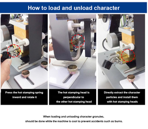 Dập nóng ngày mã hóa máy BJ-14B cho bao bì carton nguyên liệu giấy - Product Image 4