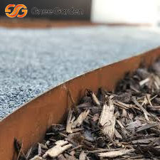 Borde de jardín de acero Corten Rectangular moderno duradero Metal impermeable para protección al aire libre para hoteles y restaurantes - Product Image 2