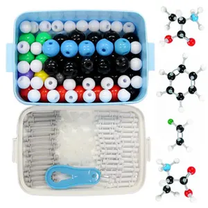 Hot Sell Chemie Organisch Atoom Moleculair Model Kit Set Chemie Apparatuur Voor Middelbare School Moleculair Model