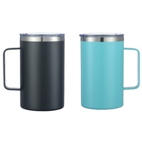 Gobelet de 24 oz isolé sous vide en acier inoxydable avec couvercle MagSlider Tumbler Cup Bouteille d'eau Thermos Termos Cup