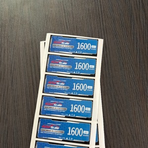 Etiquetas de Especificaciones de Baterías Impresas en Papel Copperplate Personalizadas con Laminado Brillante, Etiquetas Autoadhesivas Impermeables para Voltaje - Product Image 3