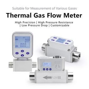 Débitmètre massique thermique numérique à faible débit RS485 Modbus Sortie 4-20mA MEMS pour la détection précise du débit d'air, d'azote et d'oxygène OEM - Product Image 3