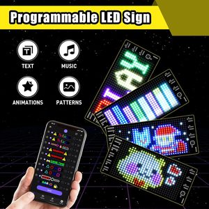 Programmable LED Car Sign Rectangular Bluetooth App Control Static Text <b>Display</b> Vehicle Exterior USB Powered - Product Image 2