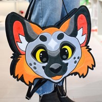 Sac à dos en PU personnalisé en forme d'animal 3D, style Kawaii, en peluche, motif loup, sac à main irrégulier pour femme, fabriqué sur mesure