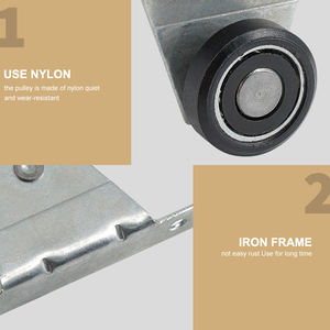 Rodillo <span class=keywords><strong>de</strong></span> puerta corredera <span class=keywords><strong>de</strong></span> nailon, rueda <span class=keywords><strong>de</strong></span> puerta <span class=keywords><strong>de</strong></span> <span class=keywords><strong>ducha</strong></span> deslizante para el mercado <span class=keywords><strong>de</strong></span> América del Sur, precio competitivo, chapado <span class=keywords><strong>de</strong></span> Zinc, L12 - Product Image 6