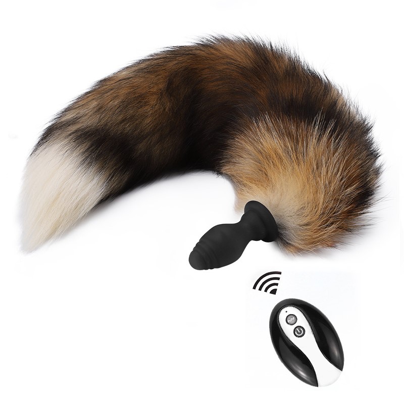 fox anal plug porn Spanish Babe Plays with Fox Tail Butt-Plug main image 0
