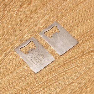 Apribottiglie Personalizzato in Acciaio Inox a Forma di Carta di Credito per Birra e Regali Aziendali - Product Image 5