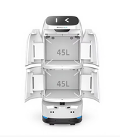 Robot de livraison autonome Hot Keenons W3 W3 Lite pour hôtels, avec ascenseur et livraison sans contact d'articles multi-compartiments - En stock