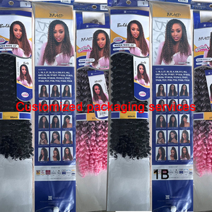 BELEZA 99j #   Extensions de cheveux au crochet <span class=keywords><strong>Afro</strong></span> Spring Twist Deep Wave de 22 pouces en gros, bouclées et rebondissantes, sans nœuds - Product Image 3