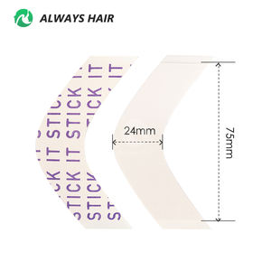 Grosir tongkat tinggi itu rambut palsu tipis dan Wig pita perekat ringan nyaman sisi ganda renda Wig pita 4 + minggu tahan - Product Image 2