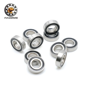 Rodamiento de Bolas Flyleopard S687-2RS 7x14x5mm de Acero Inoxidable con Sello de Goma para Carrete de Pesca - Product Image 1