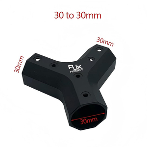 RJXHOBBY RJX 40mm à 35mm Joint en Y pour tube en carbone, connecteur de fixation pour bras de drone et train d'atterrissage - Product Image 4