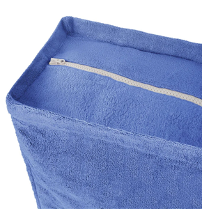Sac fourre-tout d'épaule personnalisé grande capacité, léger et uni, en tissu éponge, pour femme, idéal pour la plage et les voyages - Product Image 6