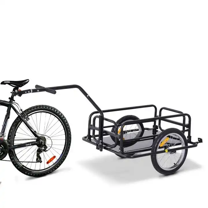 Foldable Steel Frame Bicycle Trailer Travel