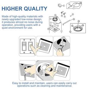 Pièce de rechange pour moteur de ventilateur d'extraction de salle de bain NuTone/Broan S97017705 Remplace JA2B104N/86933000 Chine - Product Image 5