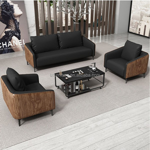 Sofá Moderno para Oficina, Sofá para Recepción de Negocios, Sofá para Reuniones de Invitados, Mesa de Centro para Oficina, Combinación de Sofá y Silla - Product Image 1