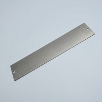 Plaque d'immatriculation vierge en aluminium pour cadre et numéro de moteur, sur mesure, haute précision, fabrication directe usine, production en série