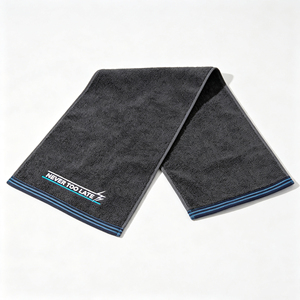 Asciugamano Sportivo da Palestra in Cotone 100% Personalizzato <span class=keywords><strong>con</strong></span> Ricamo, Lussuoso, Ecologico, Antibatterico e ad Asciugatura Rapida - Product Image 1
